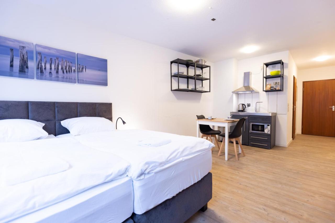 Modernes Apartment in der Innenstadt Würzburg Exterior foto